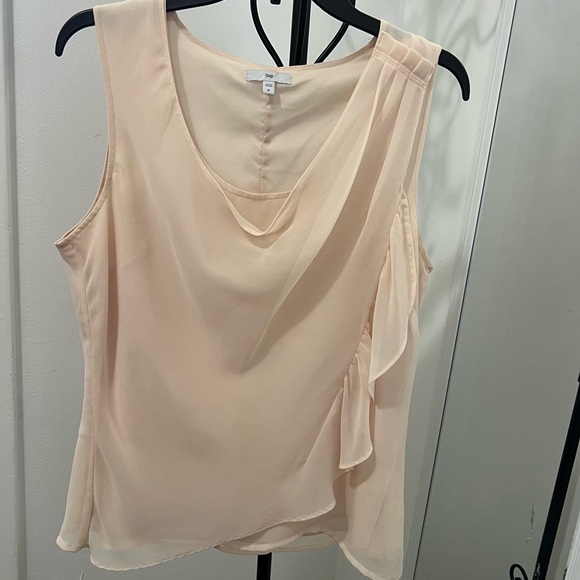 GAP Elegant Cream Sleeveless Top. #09 - Picture 1 of 6
